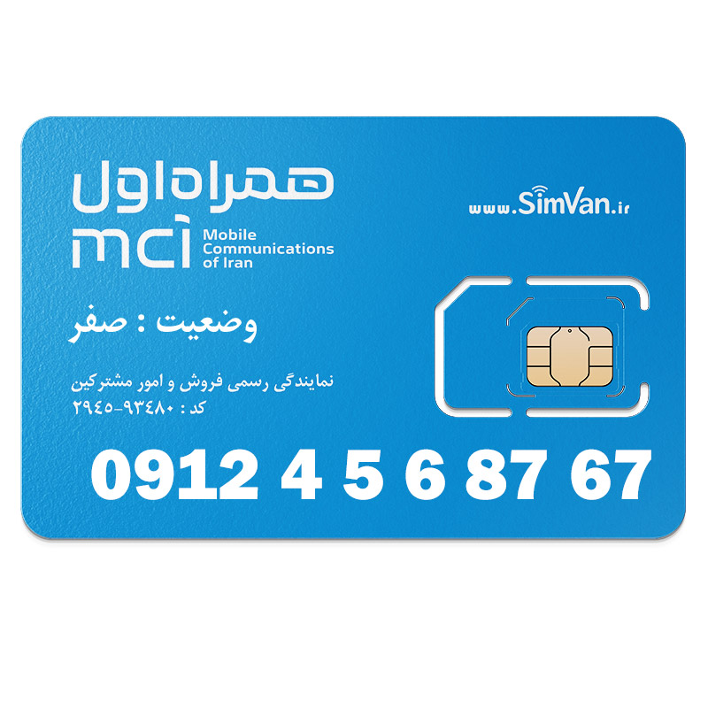 سیم کارت همراه اول دائمی  09124568767